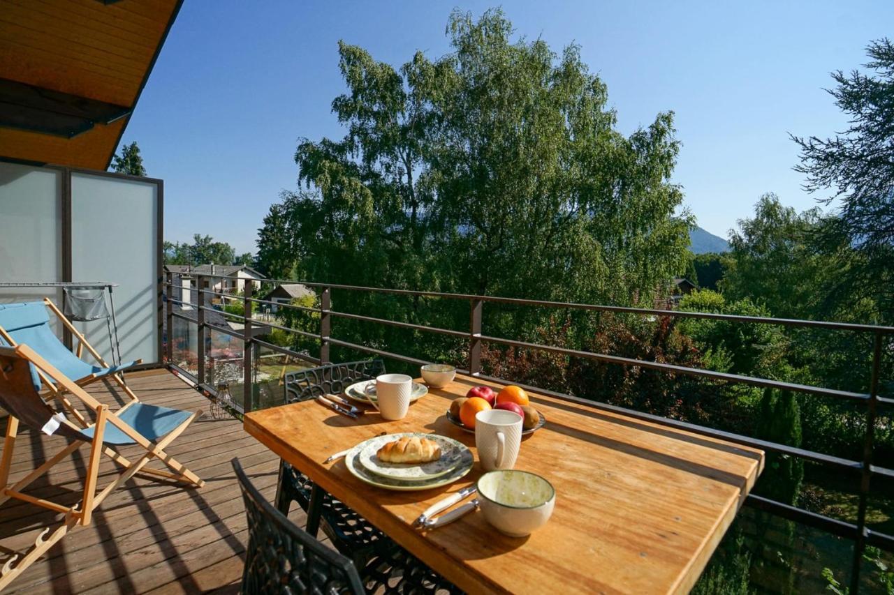 La Tournette superbe appartement au calme à 300 mètres du lac Sévrier Exterior foto