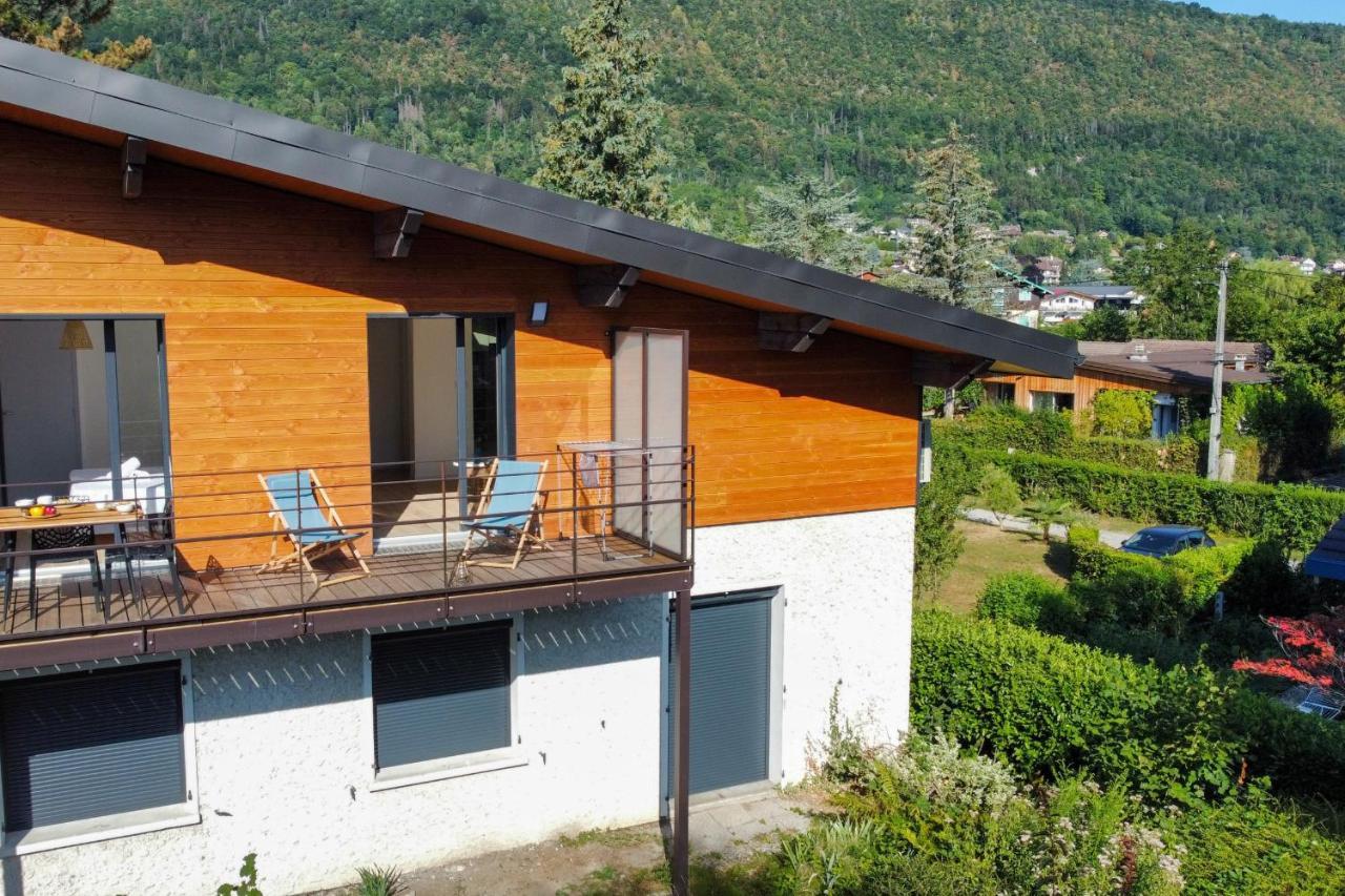 La Tournette superbe appartement au calme à 300 mètres du lac Sévrier Exterior foto